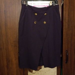 Navy blue skirt